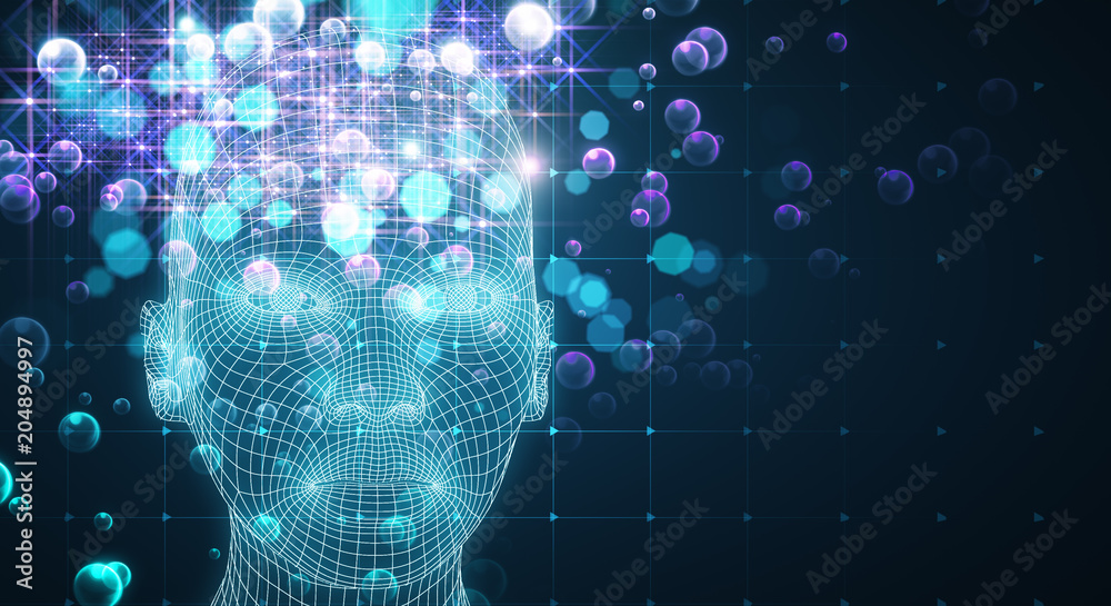 科学、人工智能和机器人壁纸