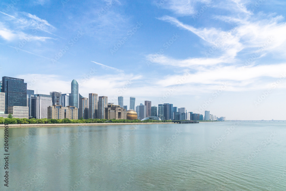 panoramic cityskyline