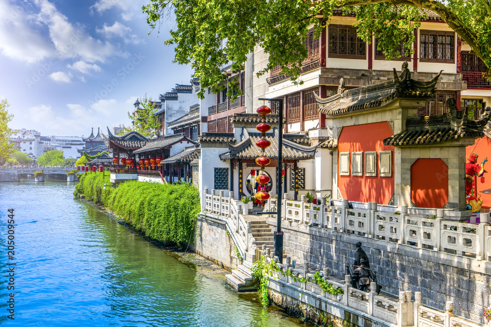 Architectural landscape in Nanjing