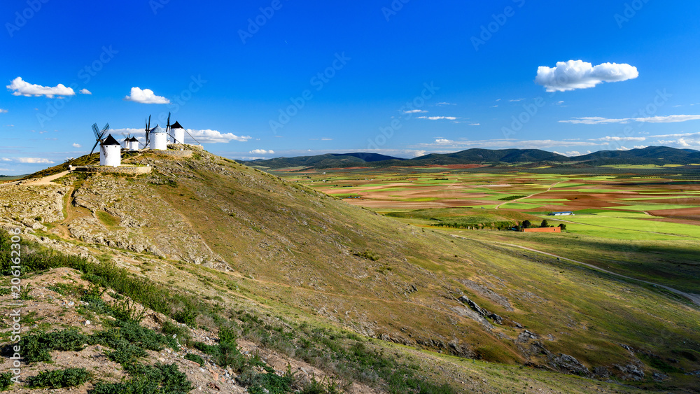 Consuegra Molinos，卡斯蒂利亚-拉曼恰，西班牙