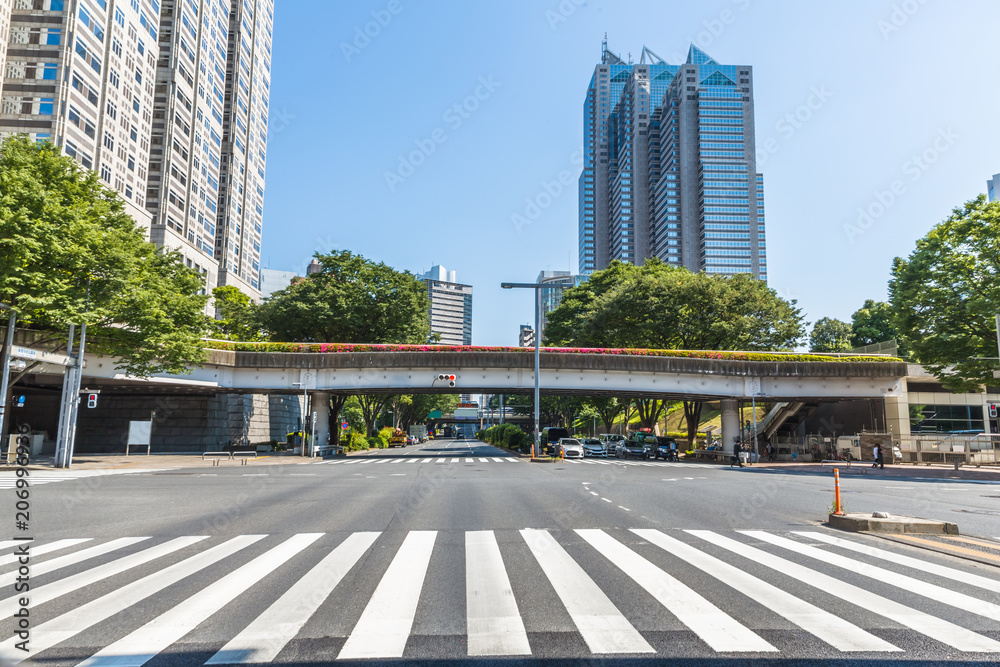 都会の高層ビル群