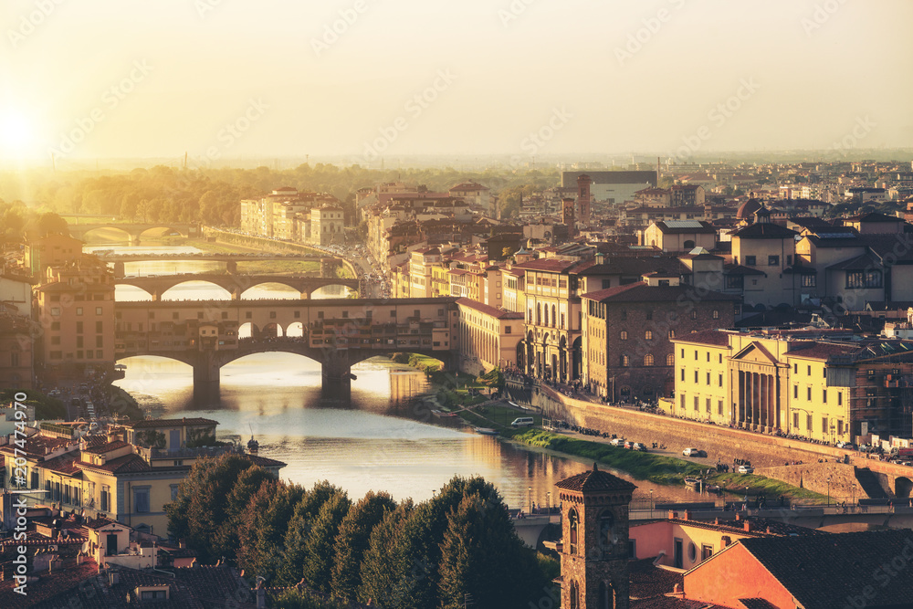 Ponte Vecchio Bridge in Florence - Italy