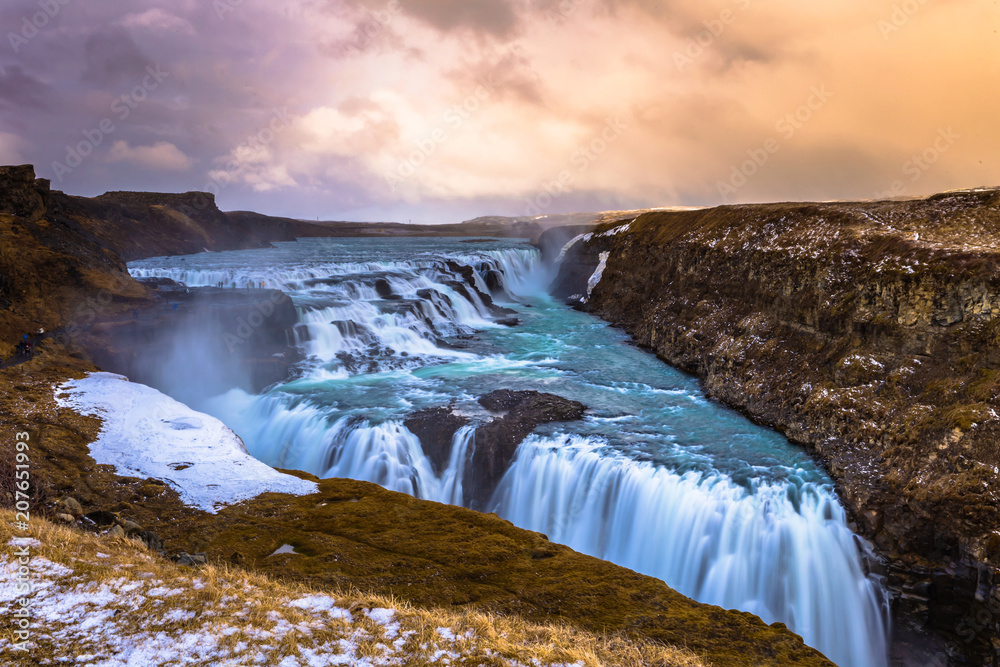 Gulfoss-2018年5月3日：冰岛黄金圈的Gulfoss watefall