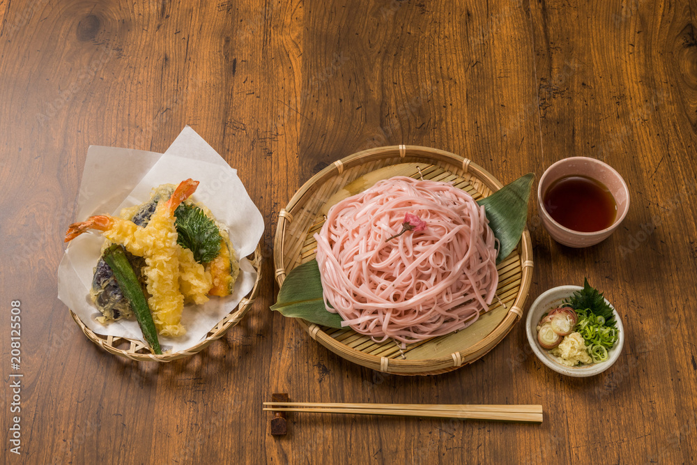 日本そば　Japanese noodles(soba buckwheat noodle)