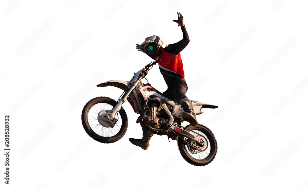 motocross freestyle isolated