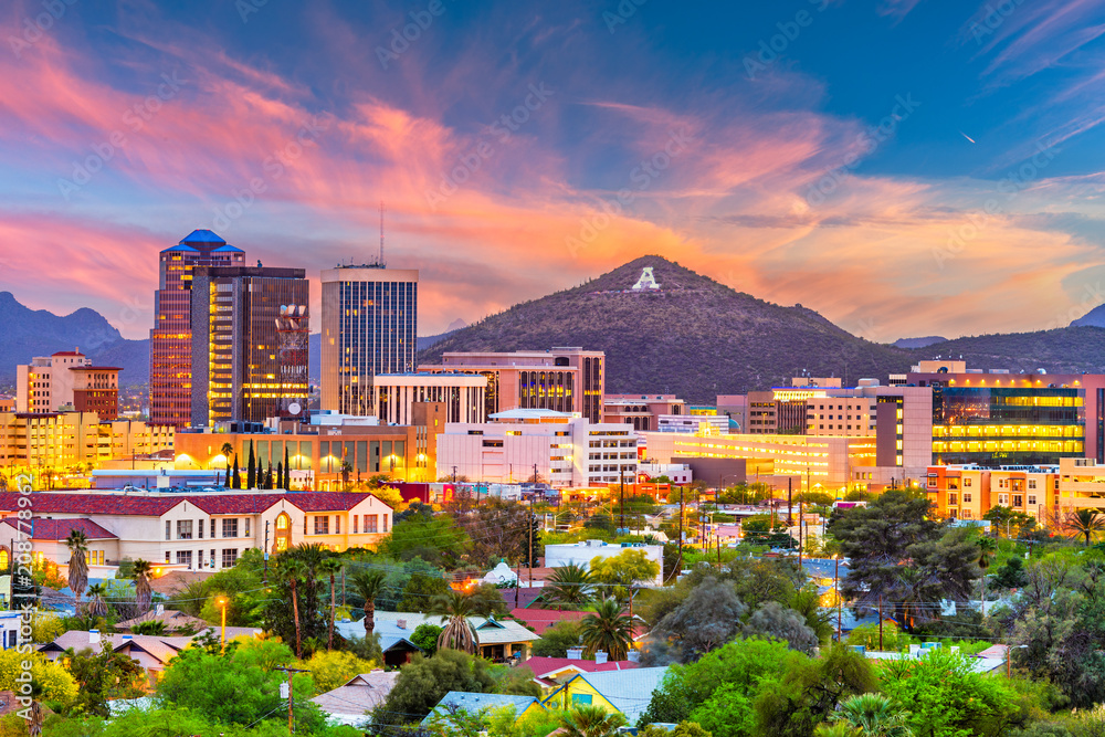 Tucson, Arizona, USA Skyline