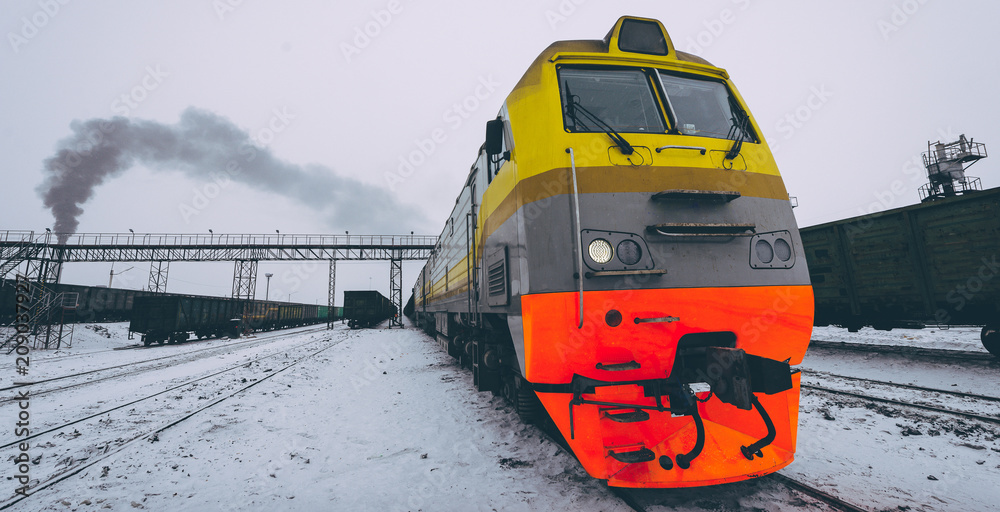 russian train winter