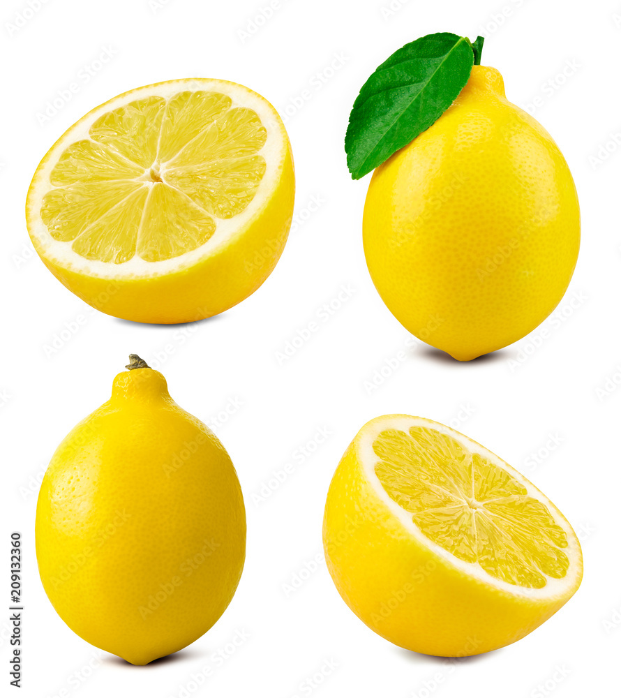 lemon fruit leaf