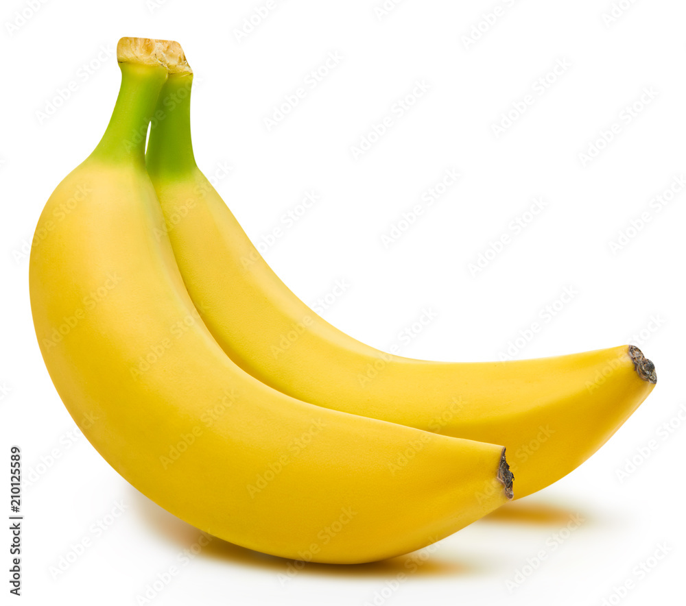 Bunch of bananas isolated