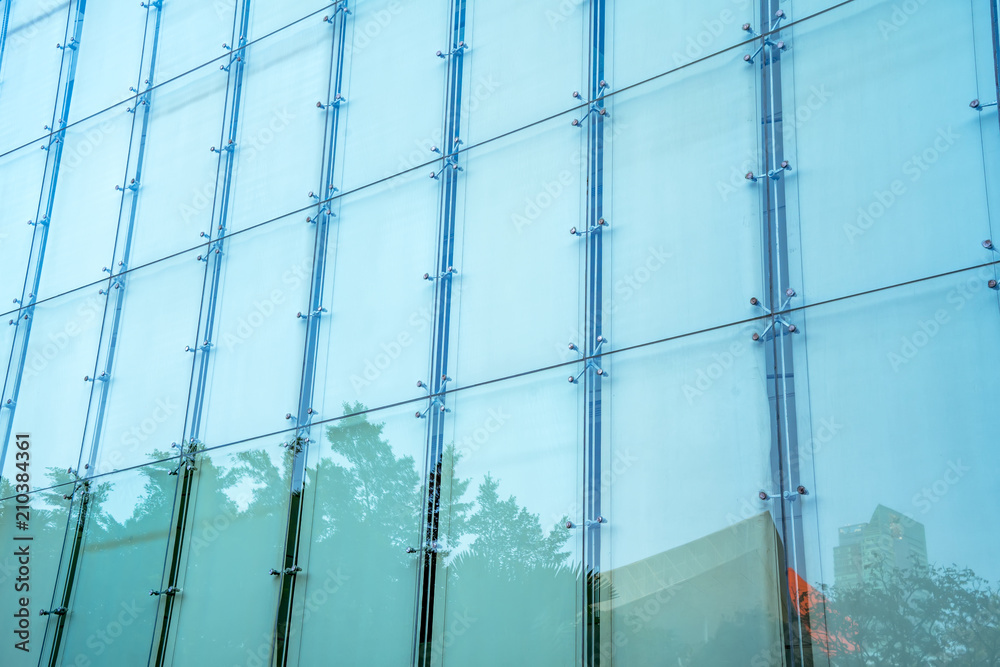 windows of business building