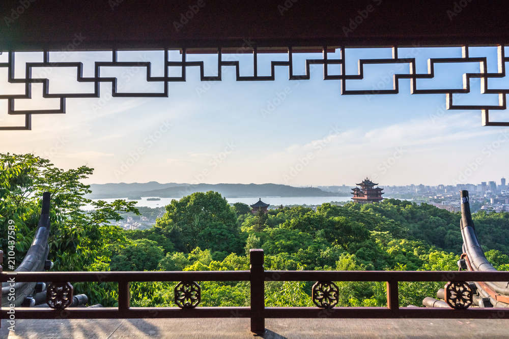 landscape from hangzhou west lake