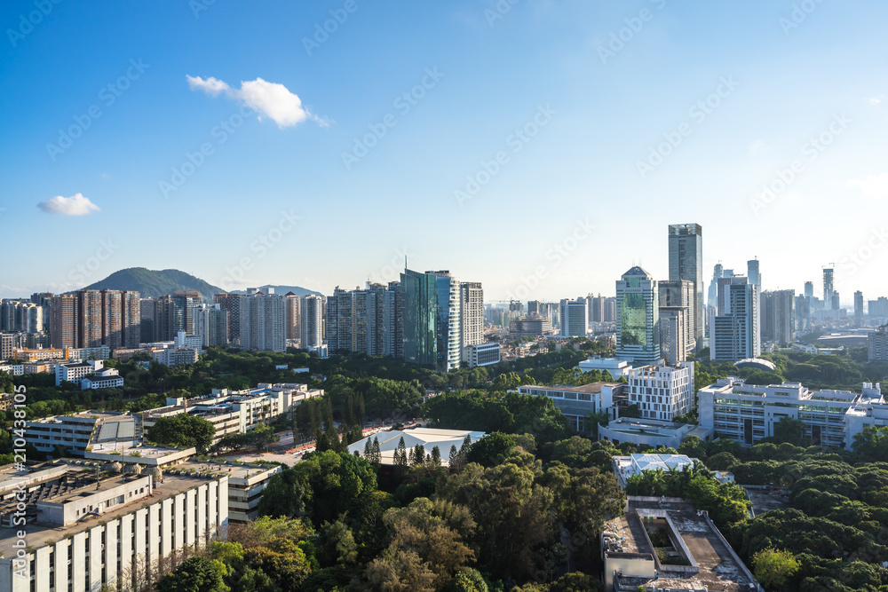 深圳城市天际线全景