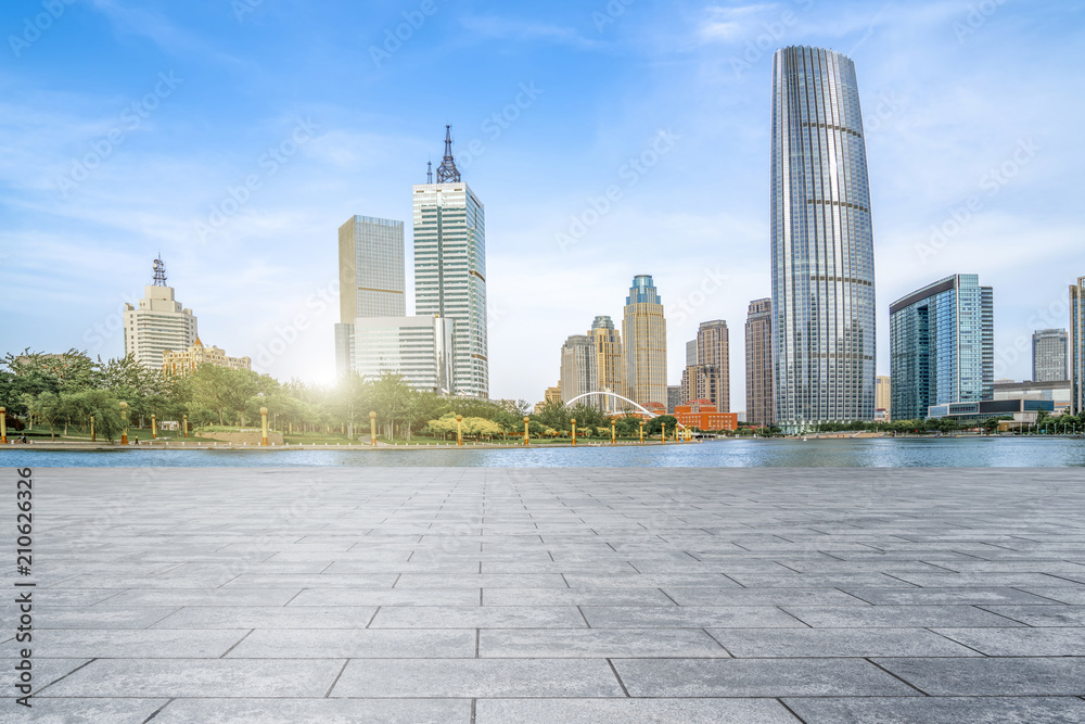 Urban architectural landscape in Tianjin