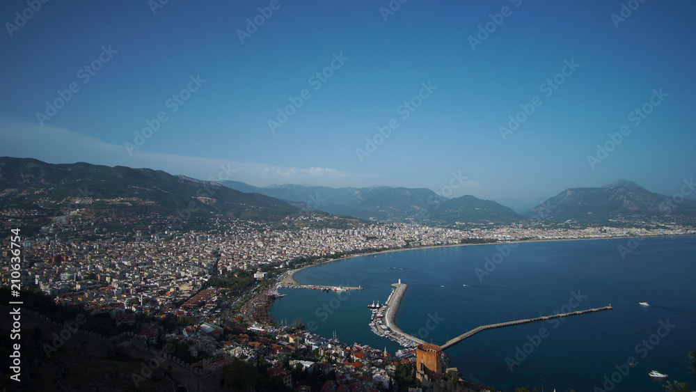 View of the bay in Alanya