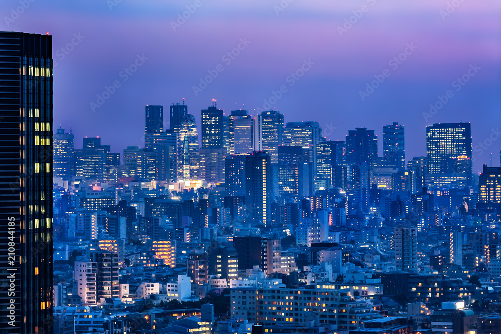 東京都市部の夜景