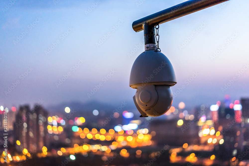 cctv camera in urban