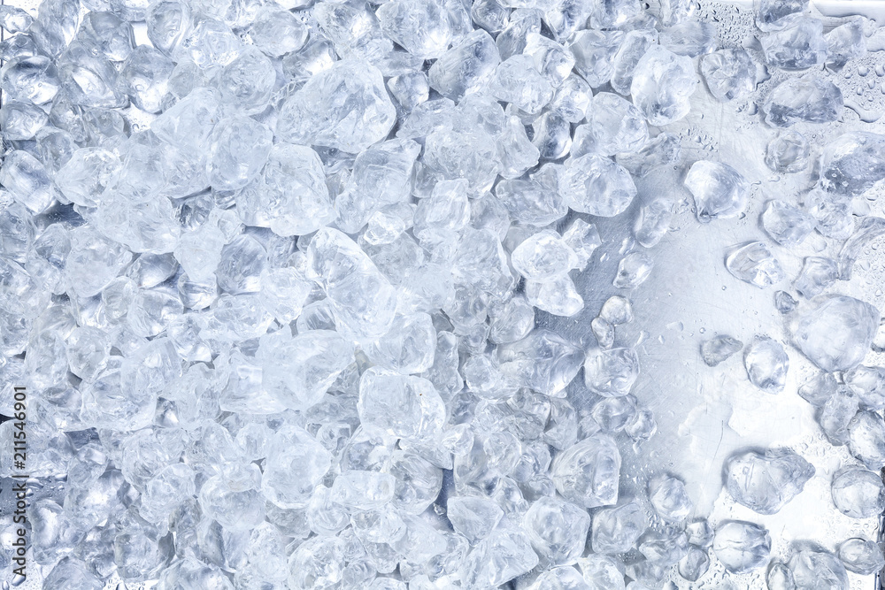 Crushed ice background