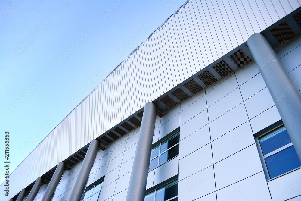 Abstract fragment of the urban architecture of modern luxury building, center, hotel, shopping mall,