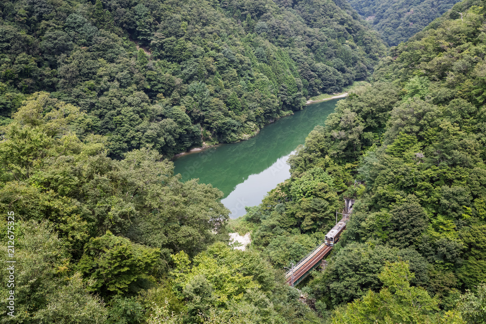 利达线和青山在夏季