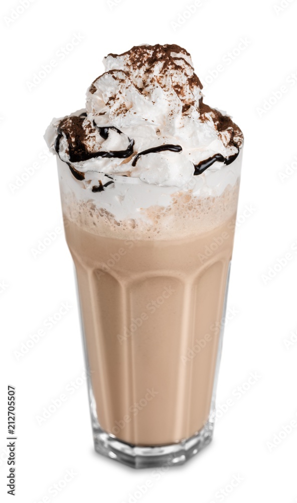 Cold Coffee Milkshake Isolated