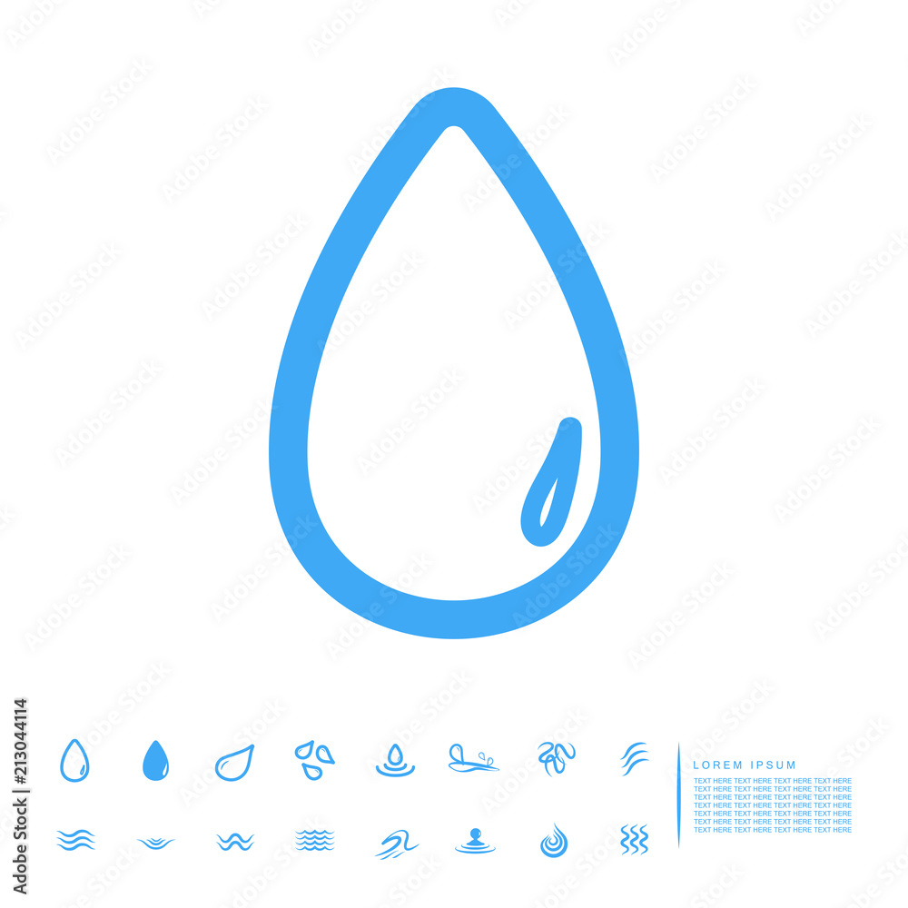 water drop icon