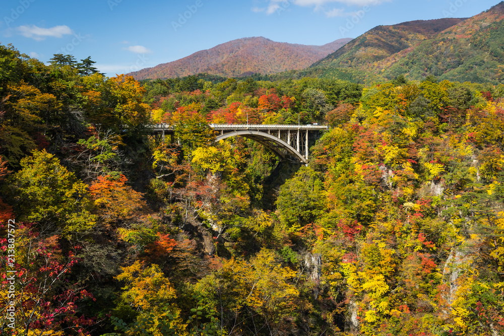 Naruko峡谷，东北地区风景最美的峡谷之一，位于宫城县西北部