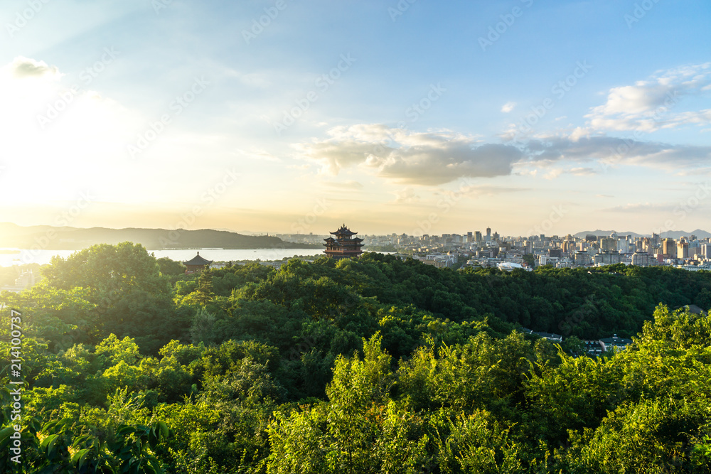 中国杭州城皇庙景观