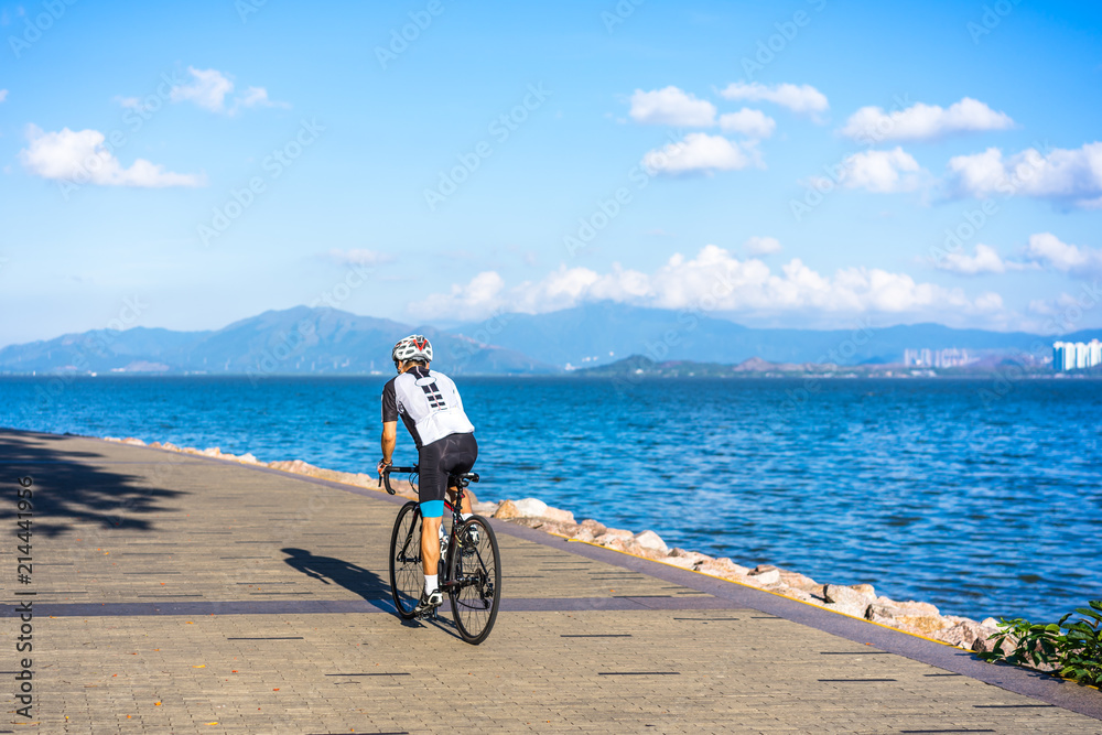 Cycling on the road