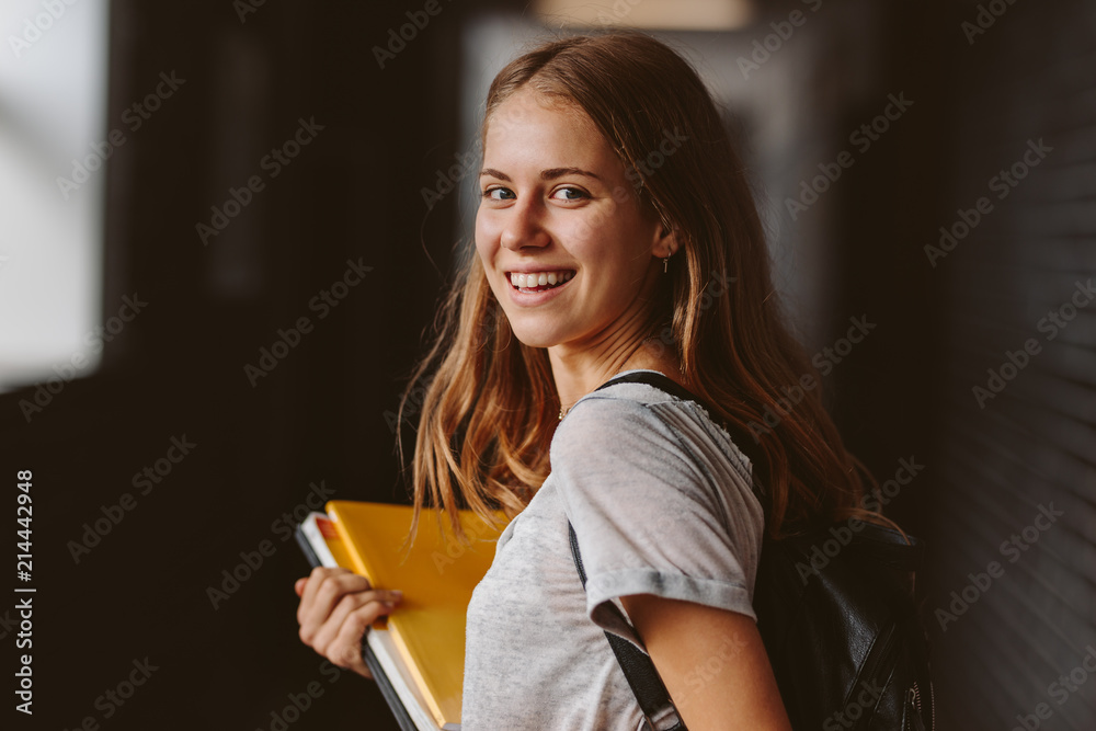 Student going for the lecture