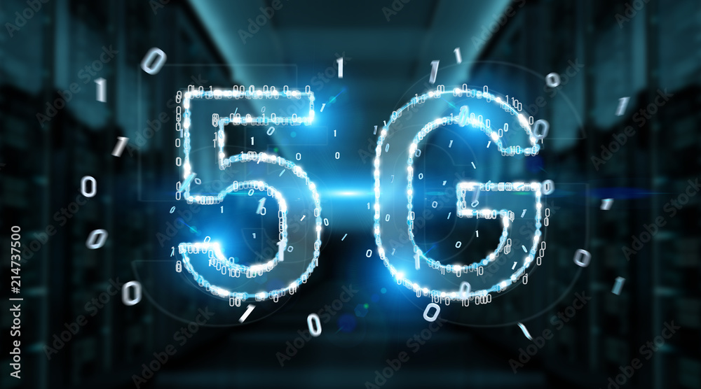 5G网络数字全息图3D渲染