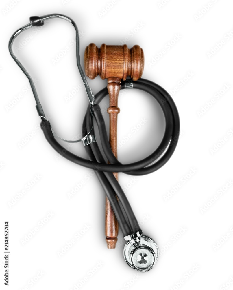 Stethoscope and Gavel