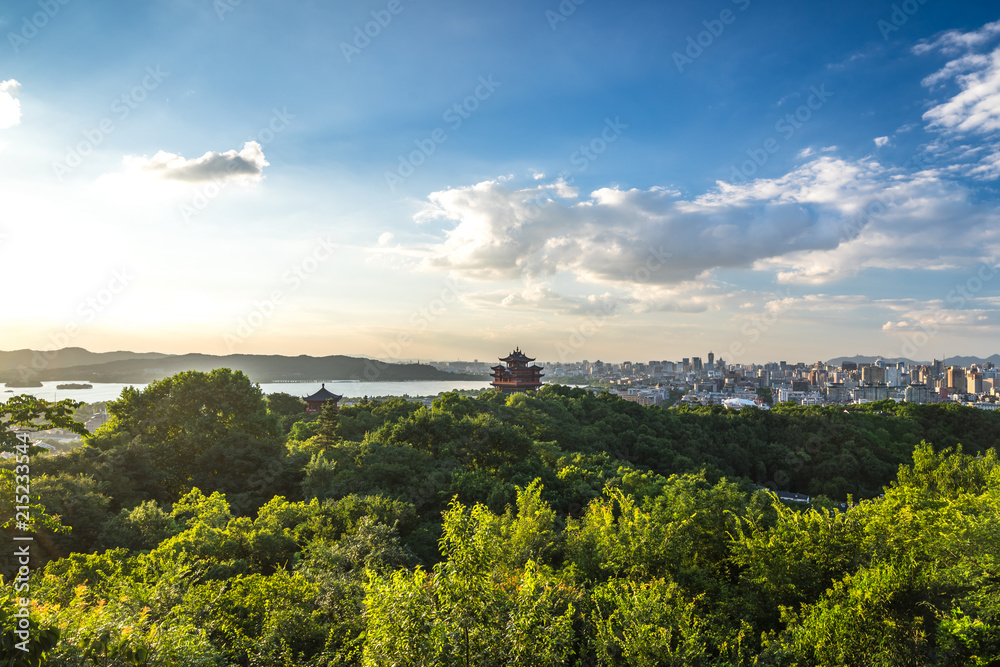 中国杭州城皇庙景观