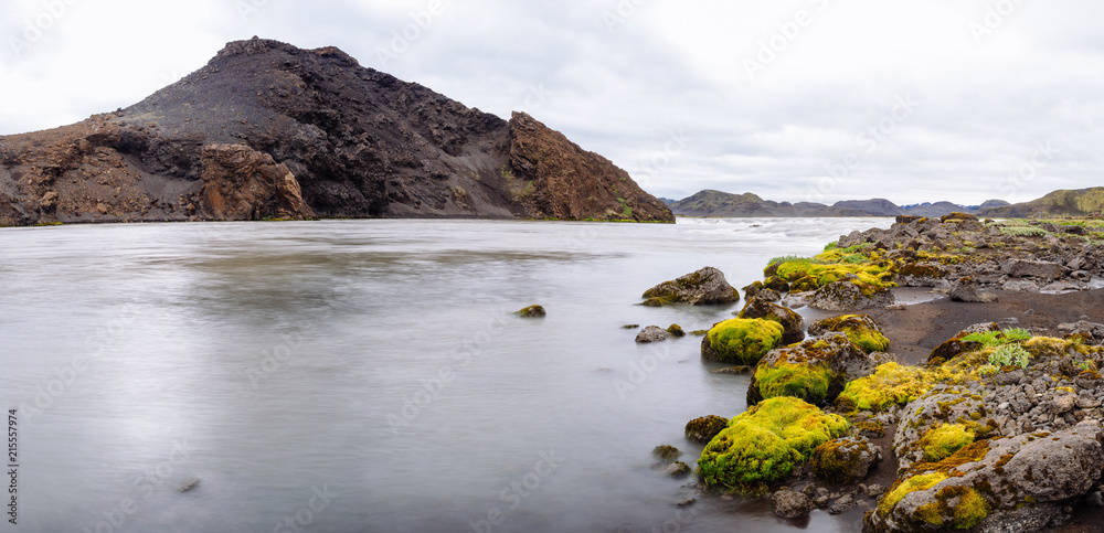 冰岛Fjallabak自然保护区河流