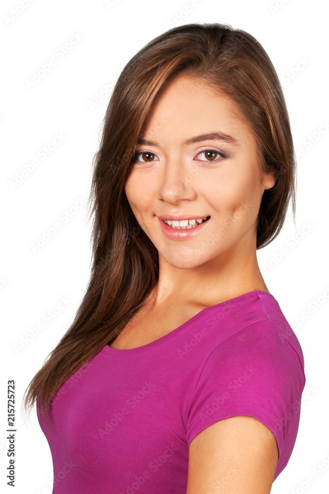 Portrait of a Smiling Young Woman