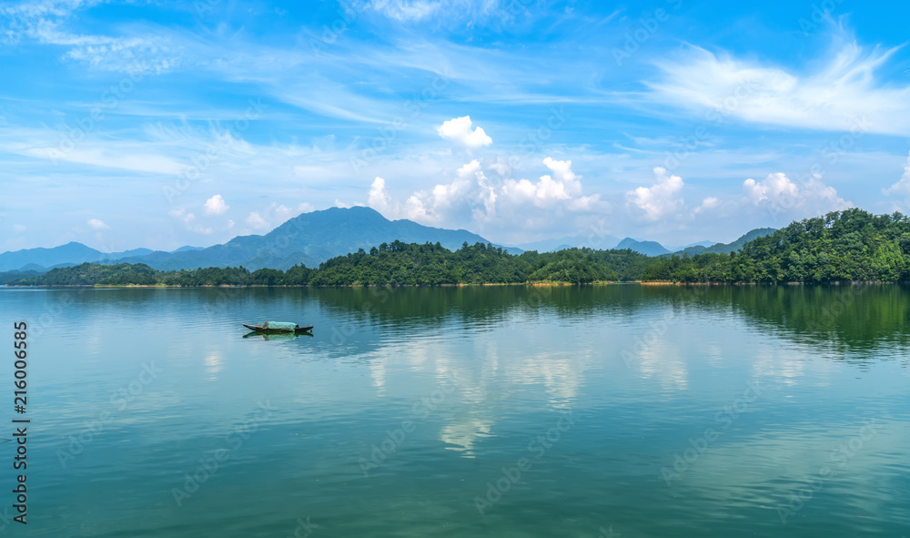 杭州千岛湖的美丽景观