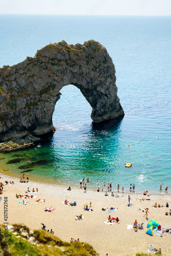 Durdle Door，英国多塞特郡，侏罗纪海岸世界遗产