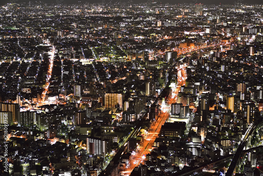 大阪市の夜景