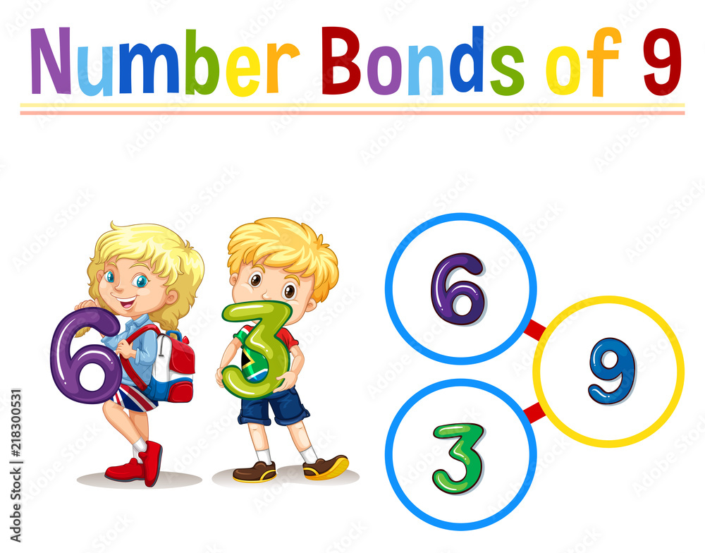 Number bonds of nine