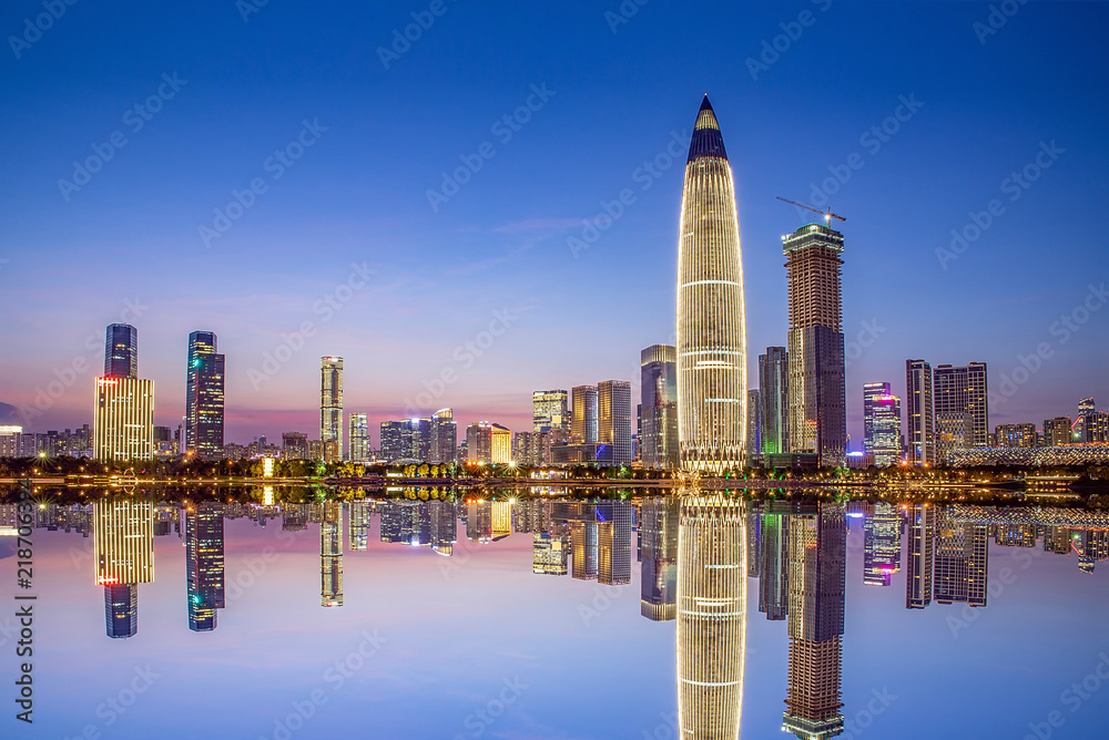 美丽深圳夜景