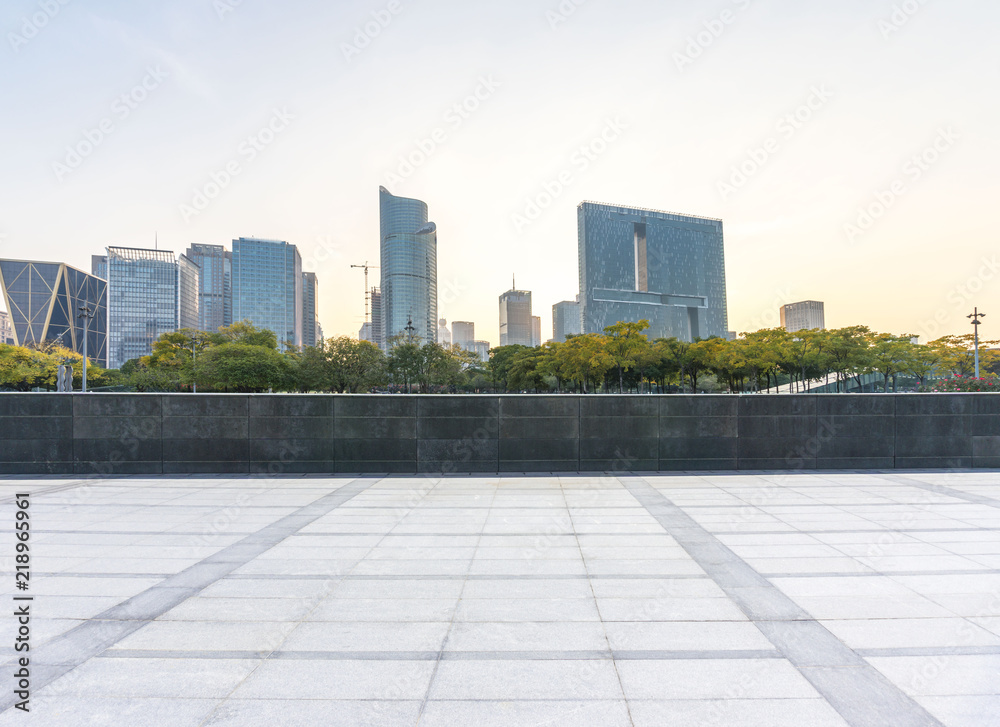 空广场城市天际线