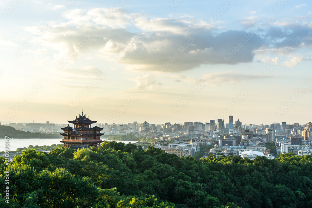 西湖城皇庙景观