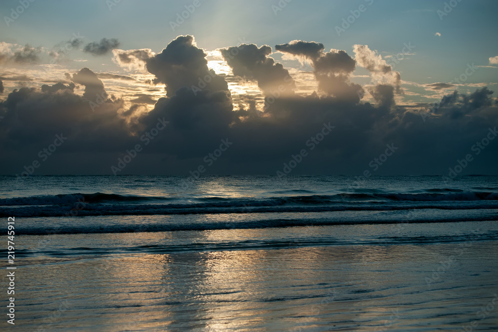 海上日落