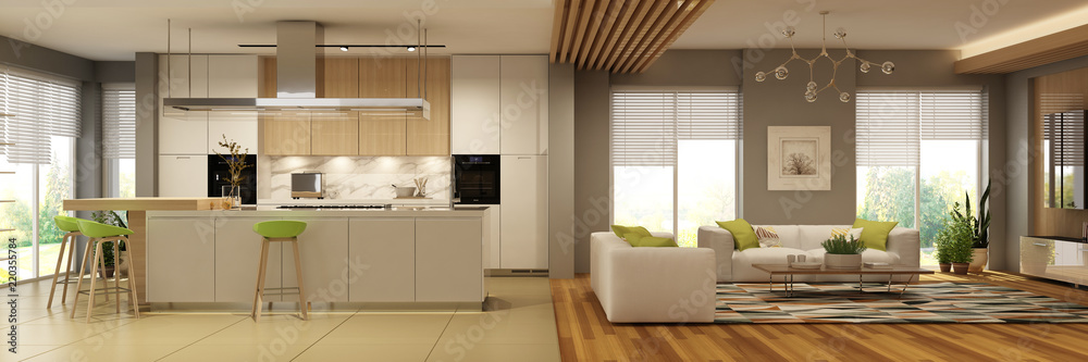 Modern house interior
