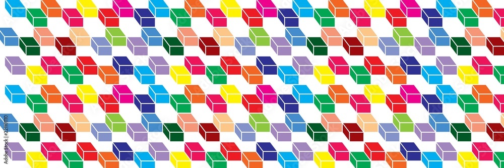 Colorful geometric minimal pattern