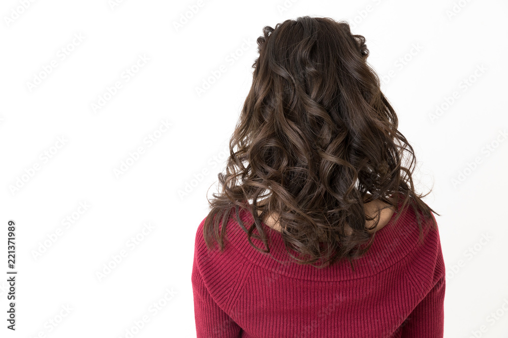 young asian woman hair style image