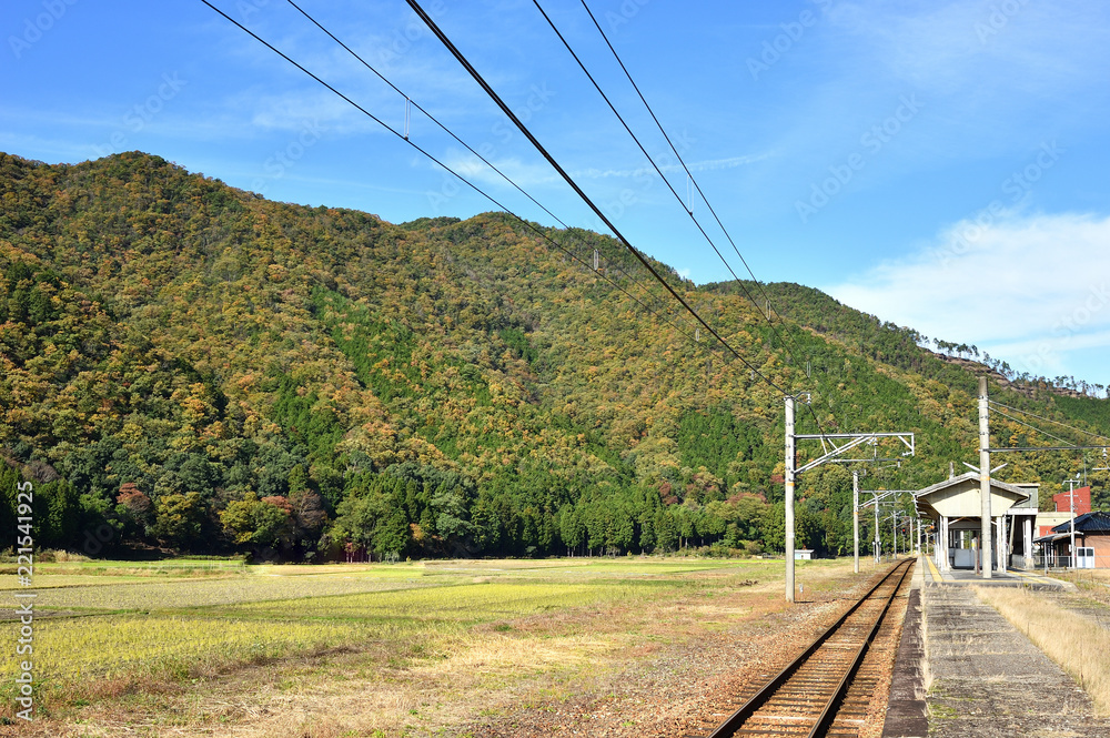 ローカル線の駅