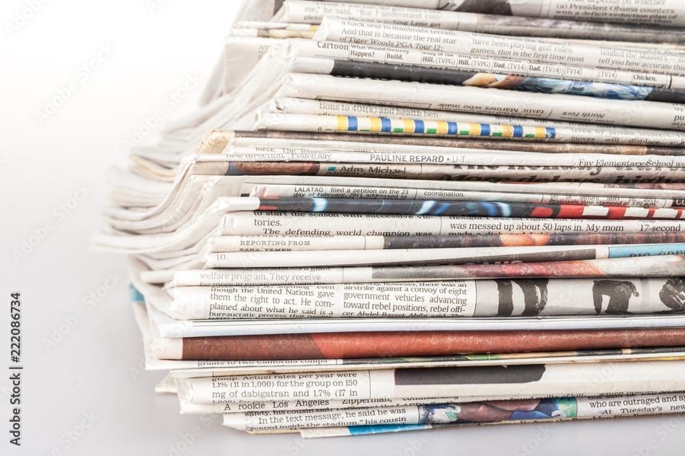 Stack of Newspapers