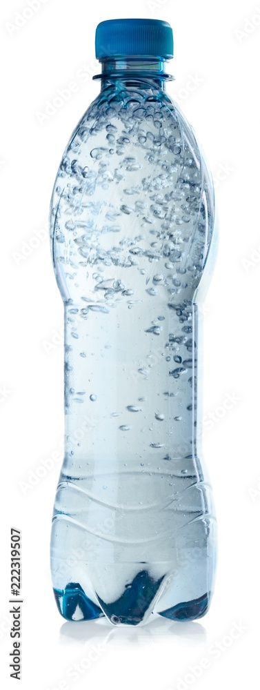 Bottle with Sparkling Water - Isolated