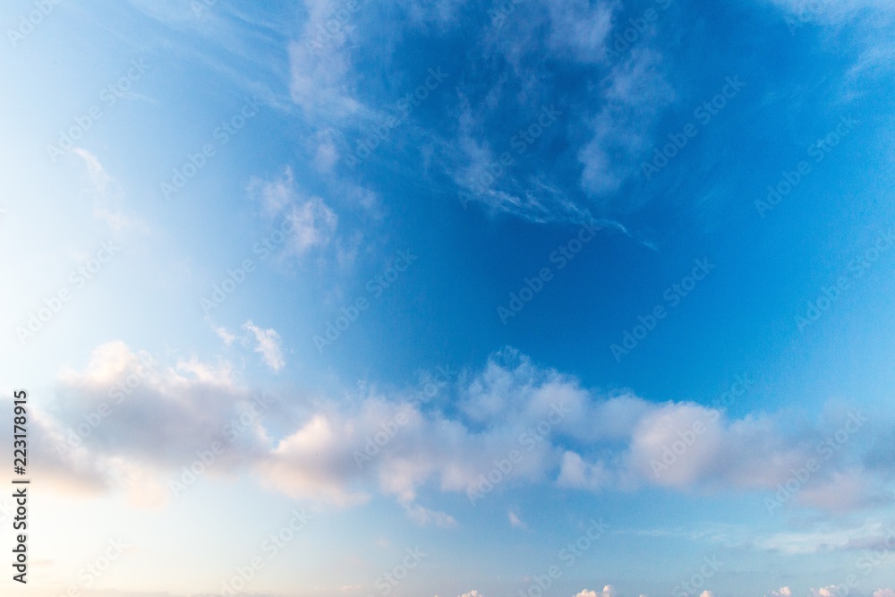 Blue Sky with Clouds