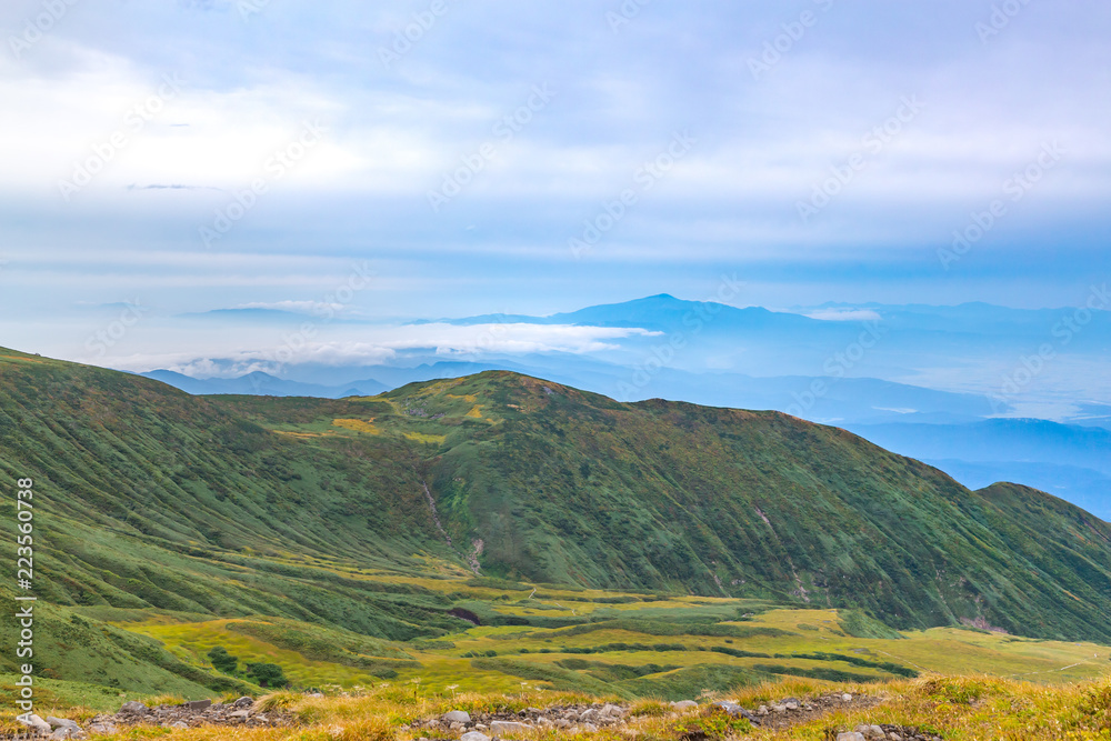 初秋の登山道